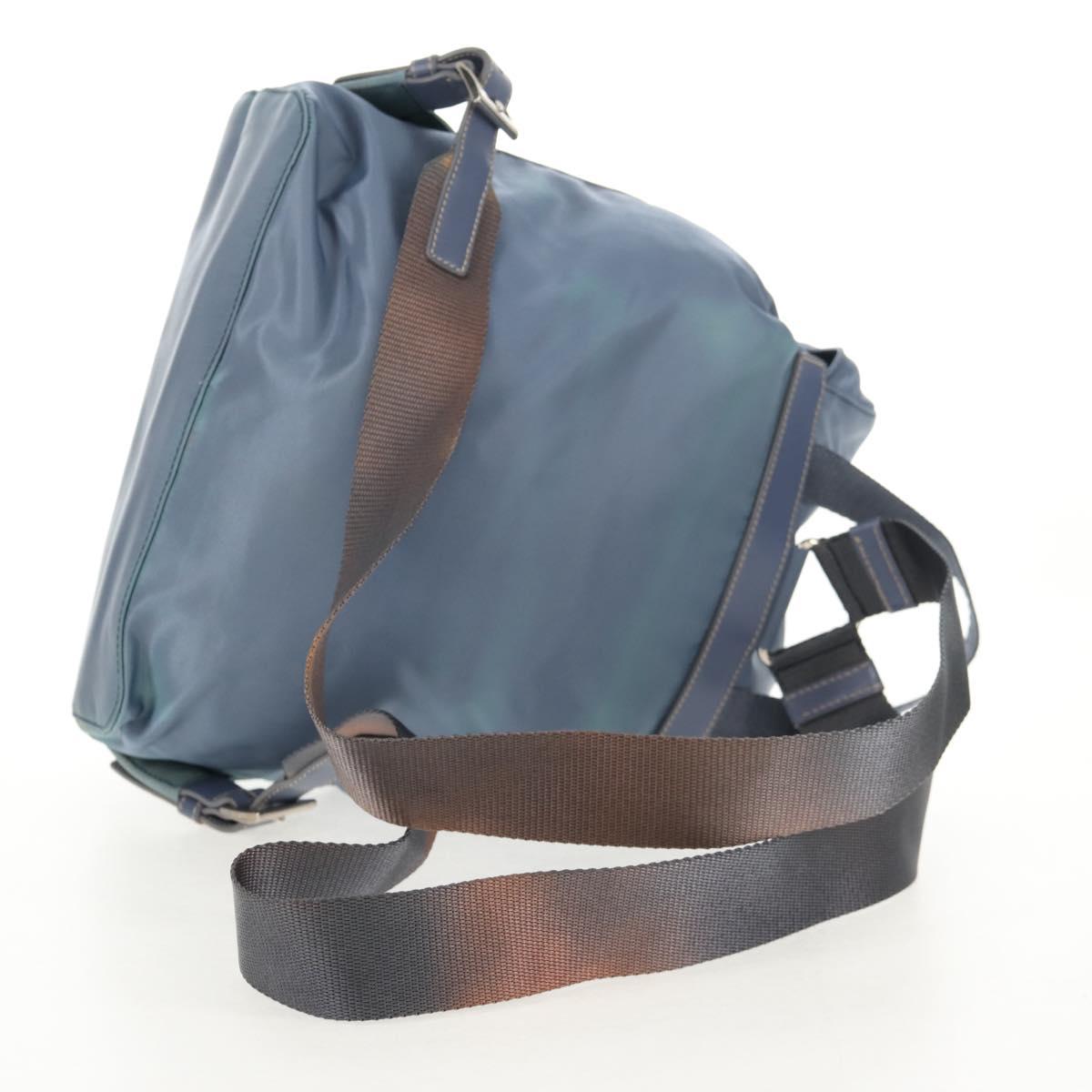 PRADA Backpack Nylon Light Blue Auth ki6000