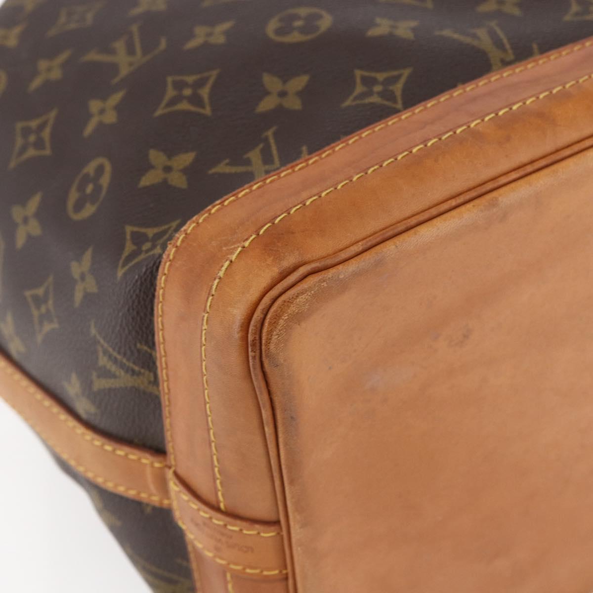 LOUIS VUITTON Monogram Noe Shoulder Bag M42224 LV Auth ki6004