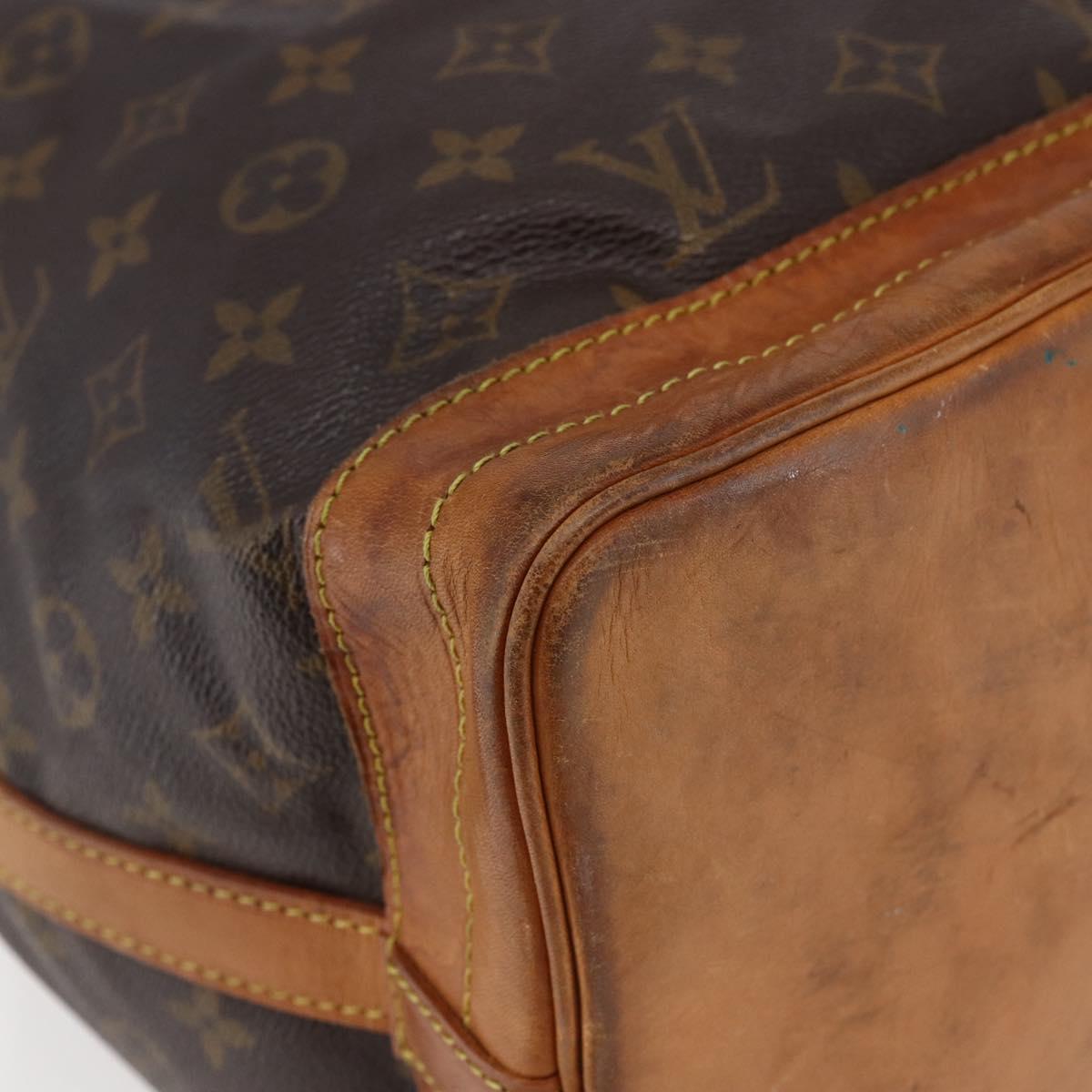 LOUIS VUITTON Monogram Noe Shoulder Bag M42224 LV Auth ki6006