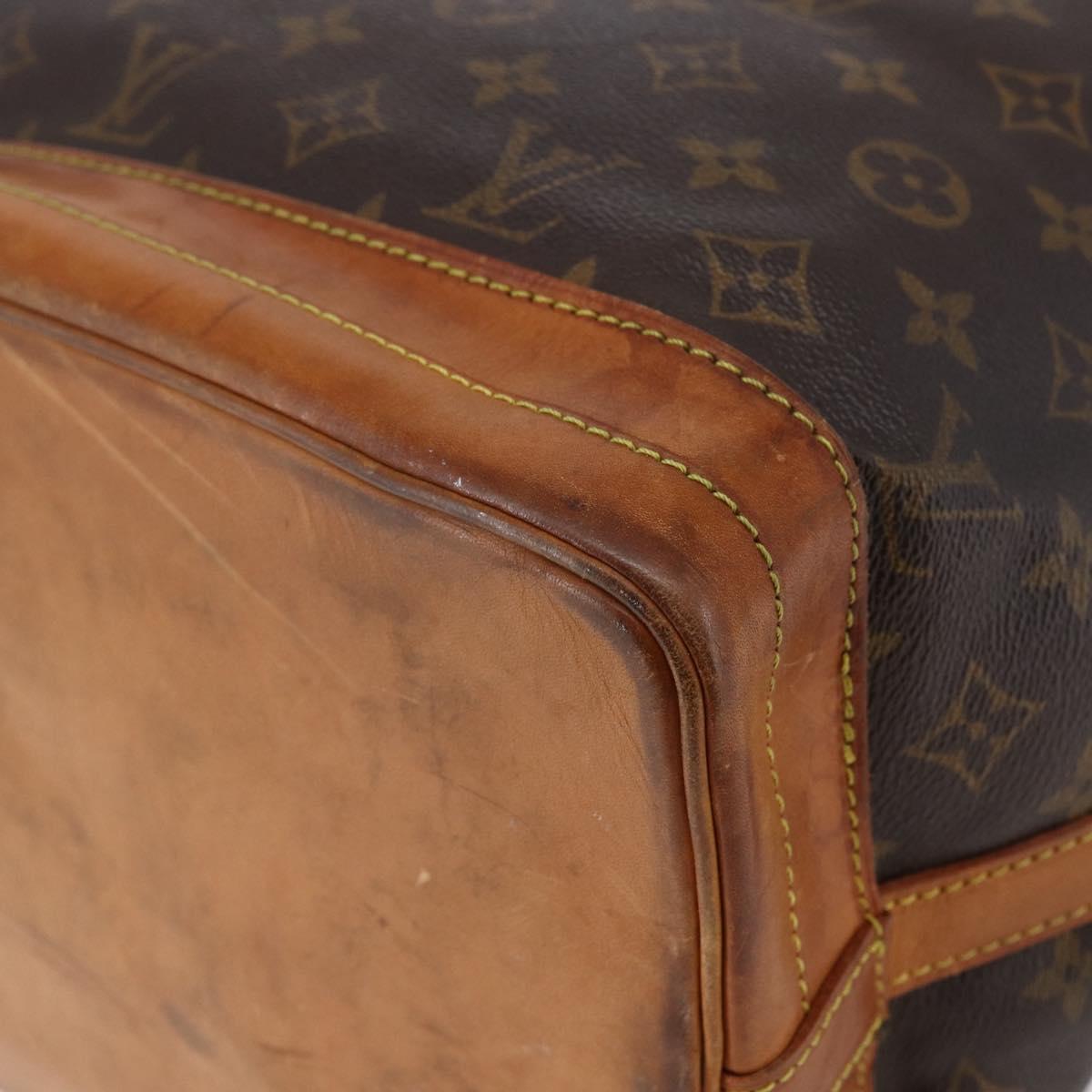 LOUIS VUITTON Monogram Noe Shoulder Bag M42224 LV Auth ki6006