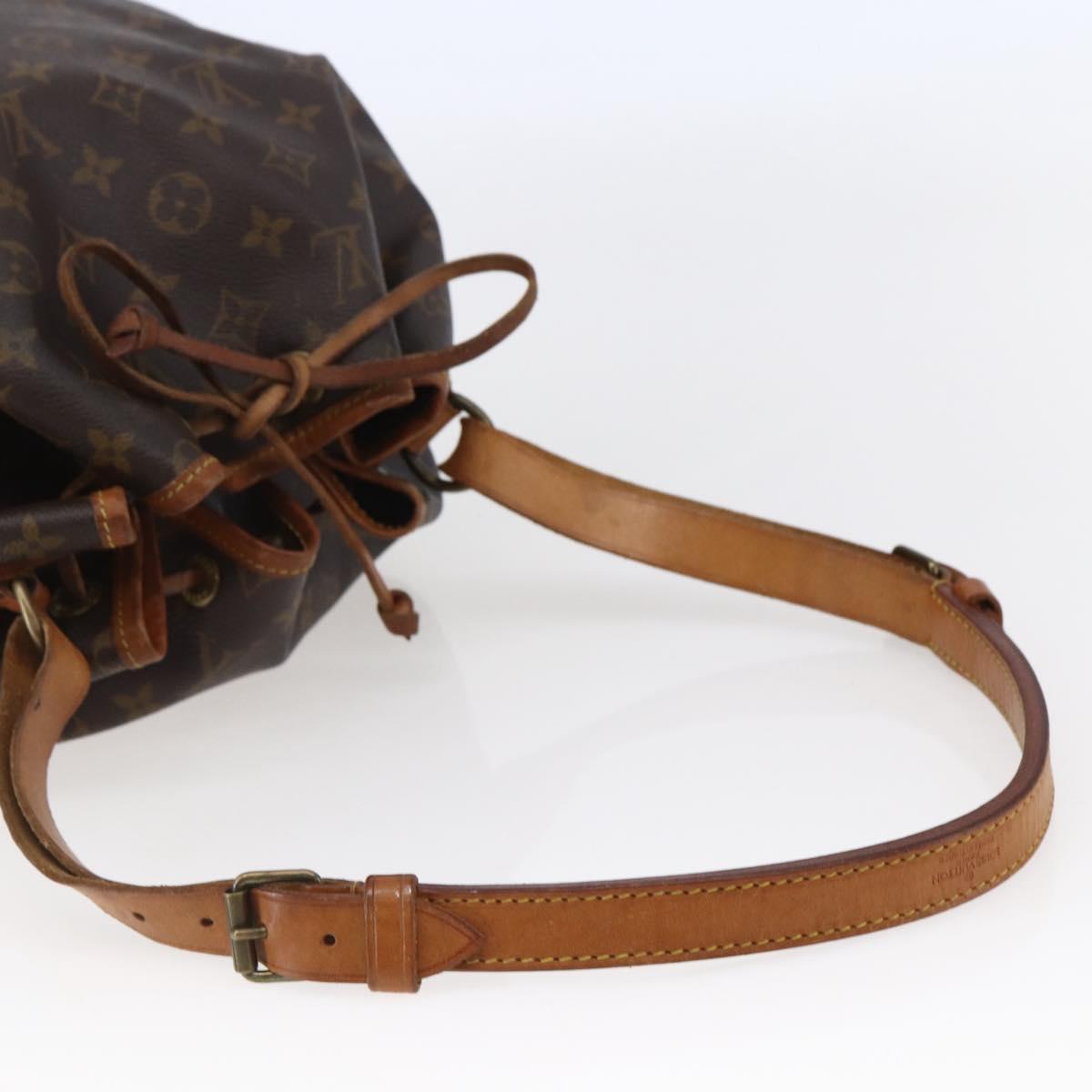 LOUIS VUITTON Monogram Noe Shoulder Bag M42224 LV Auth ki6006
