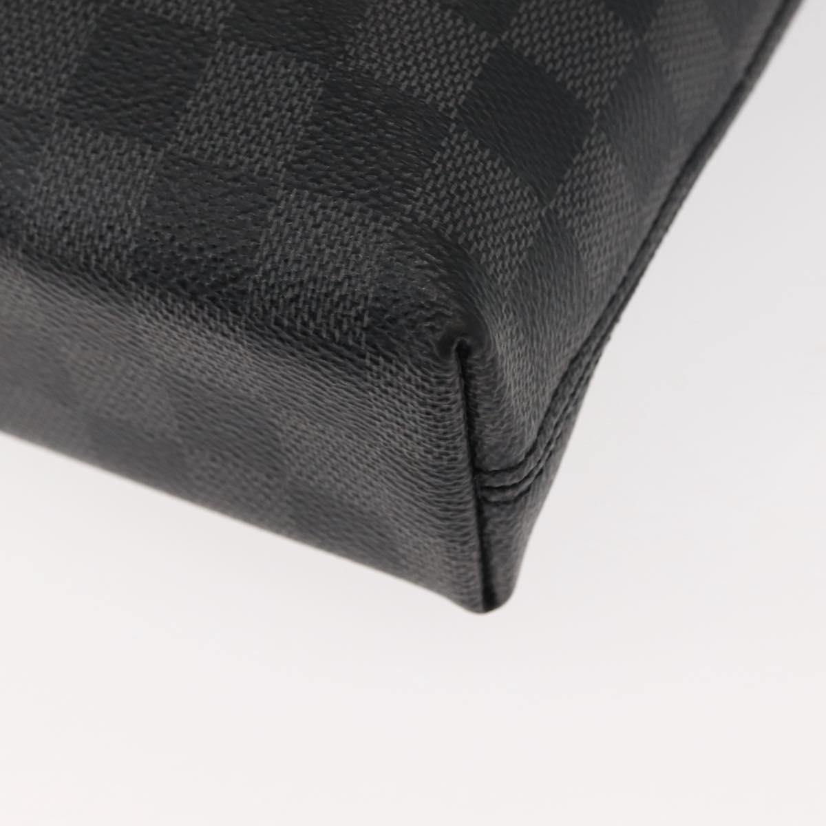LOUIS VUITTON Damier Graphite Porte Documents Jules NM Bag N48260 LV Auth ki6007