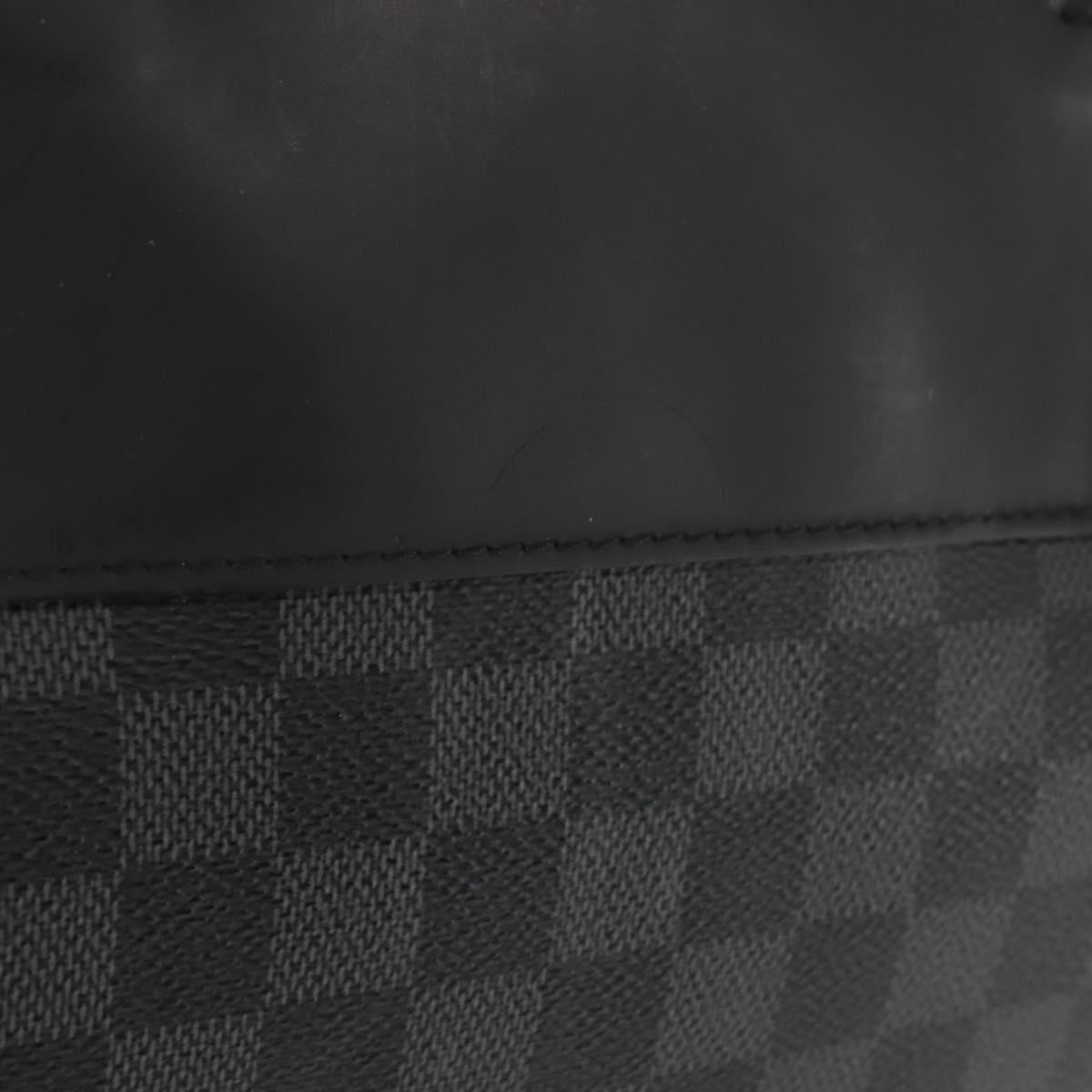 LOUIS VUITTON Damier Graphite Porte Documents Jules NM Bag N48260 LV Auth ki6007