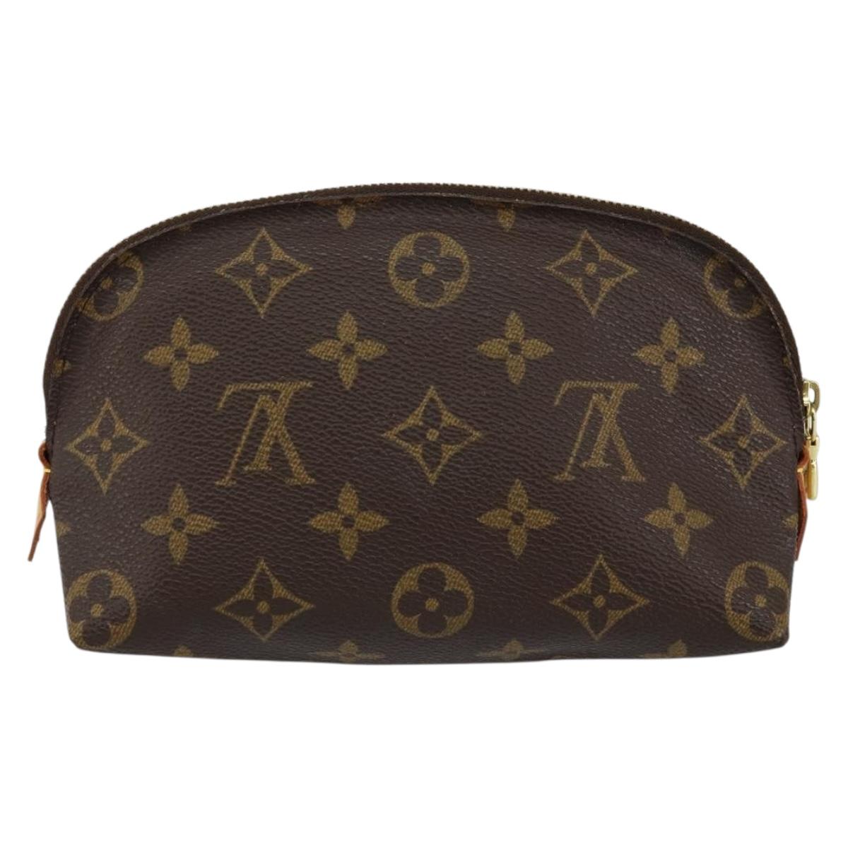 LOUIS VUITTON Monogram Pochette Cosmetic PM Cosmetic Pouch M47515 LV Auth ki6012