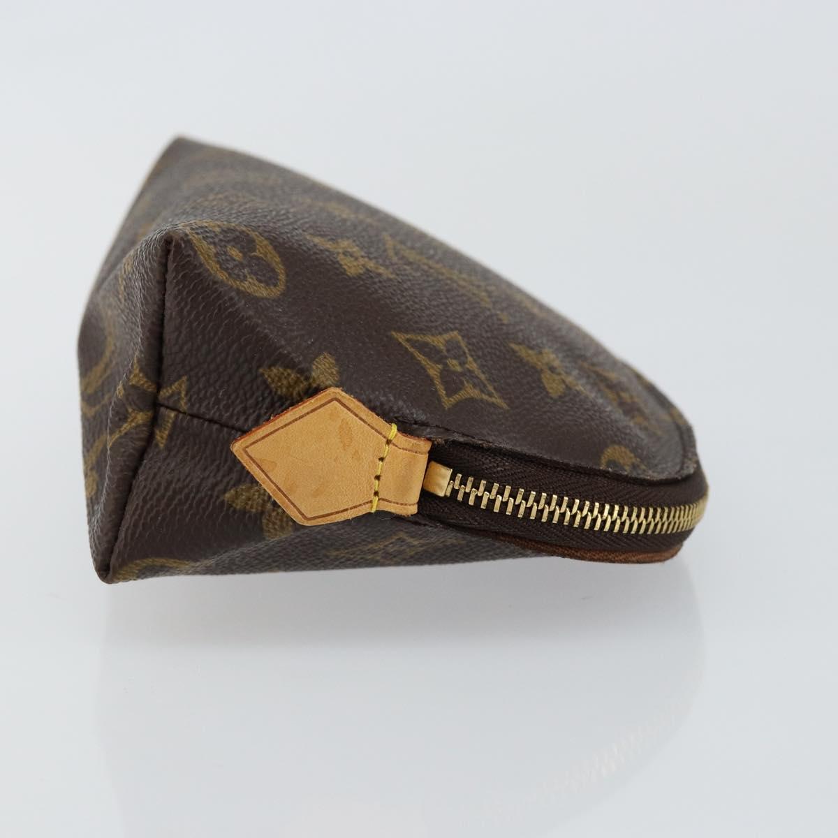 LOUIS VUITTON Monogram Pochette Cosmetic PM Cosmetic Pouch M47515 LV Auth ki6012