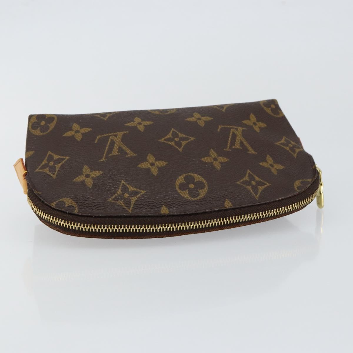 LOUIS VUITTON Monogram Pochette Cosmetic PM Cosmetic Pouch M47515 LV Auth ki6012