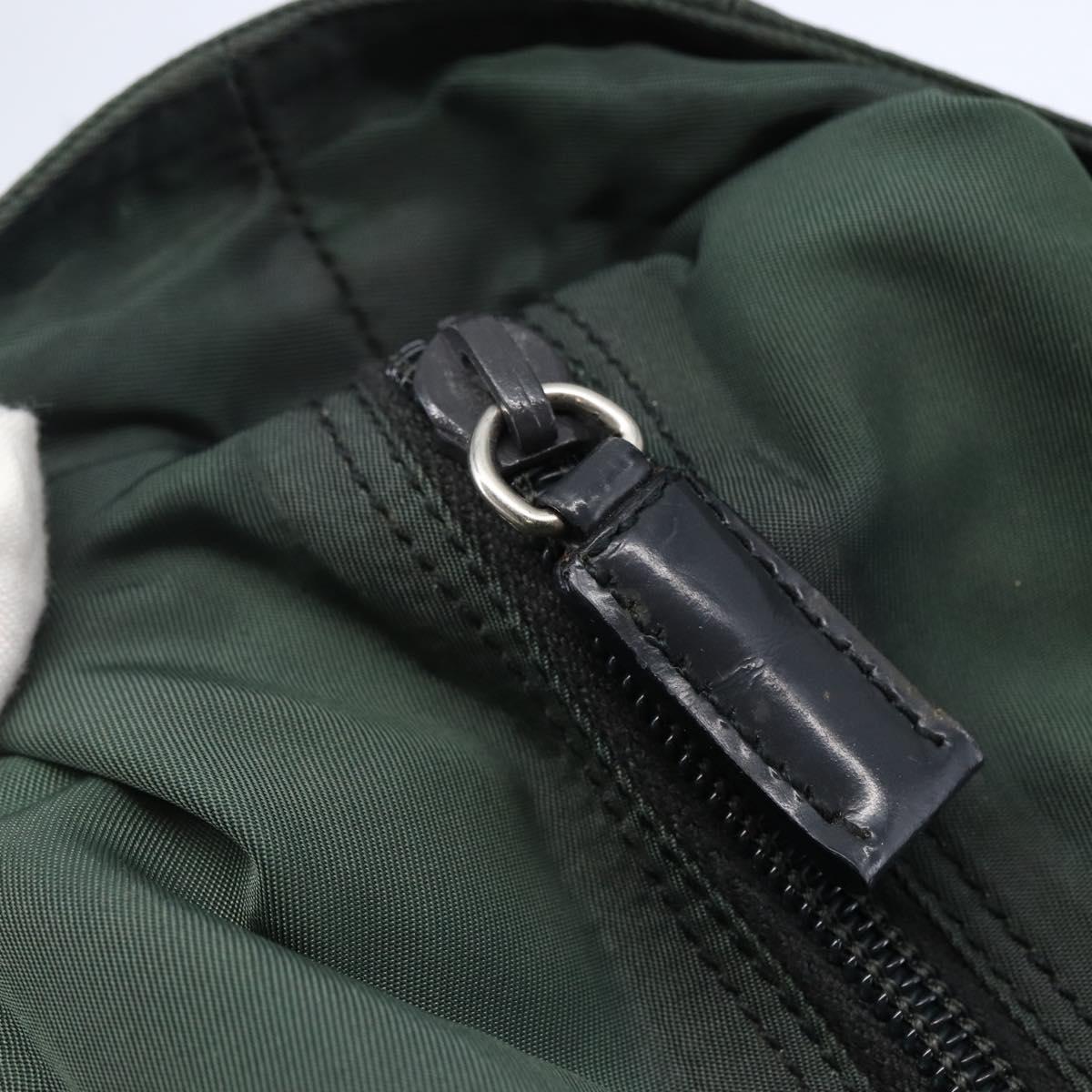 PRADA Tote Bag Nylon Khaki Auth ki6013