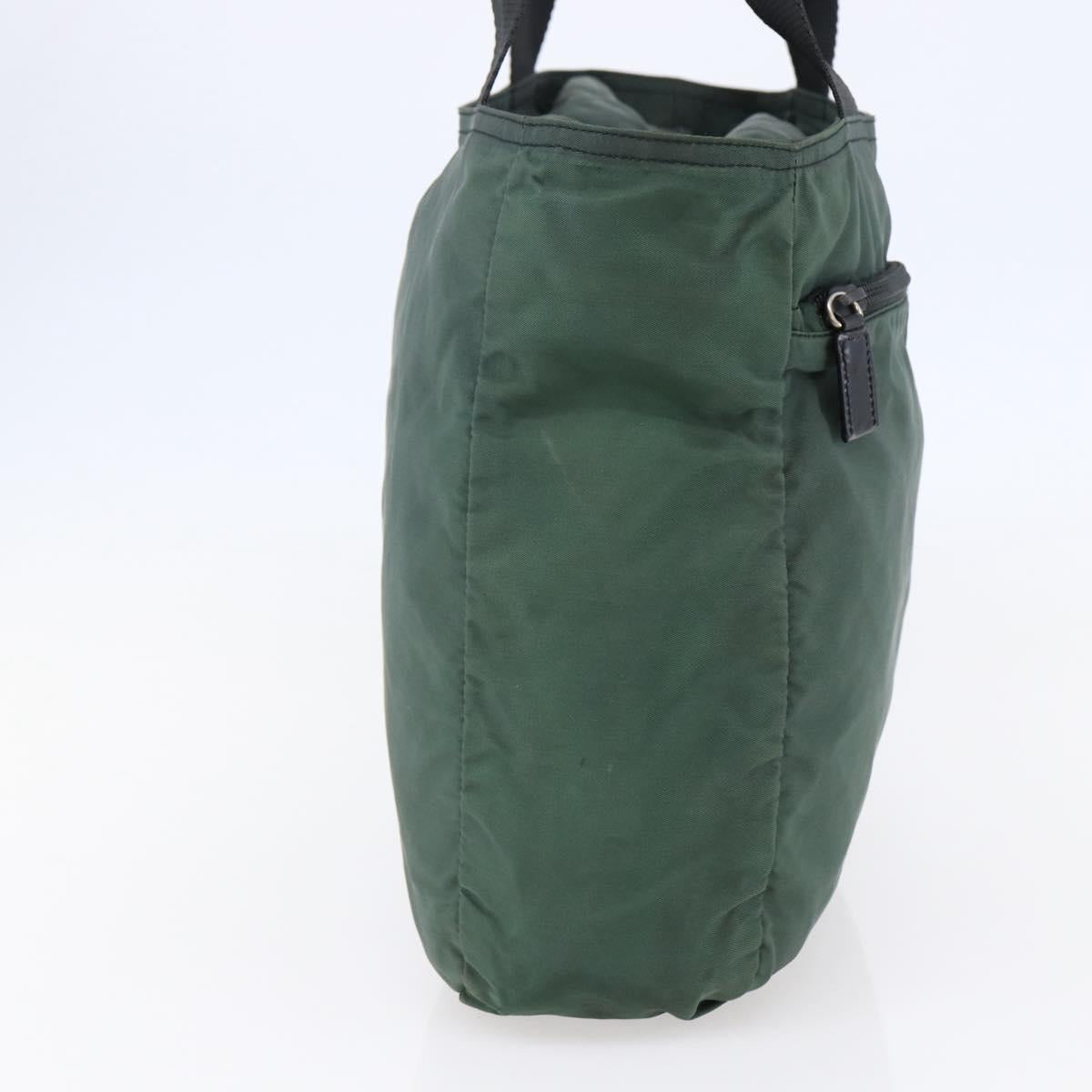 PRADA Tote Bag Nylon Khaki Auth ki6013