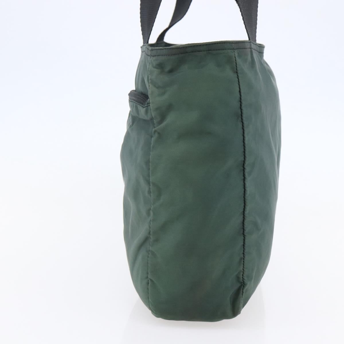 PRADA Tote Bag Nylon Khaki Auth ki6013