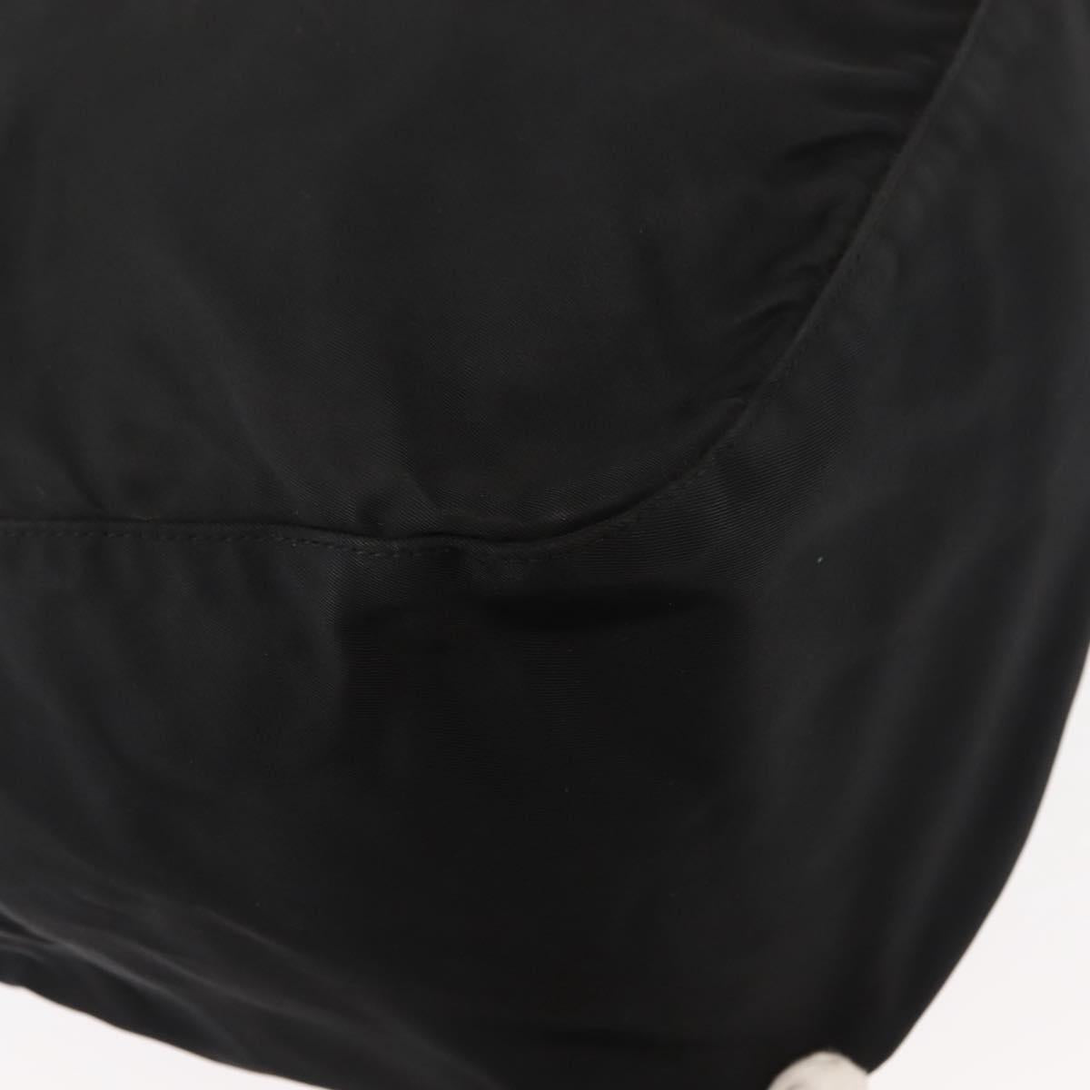 PRADA Shoulder Bag Nylon Black Auth ki6017