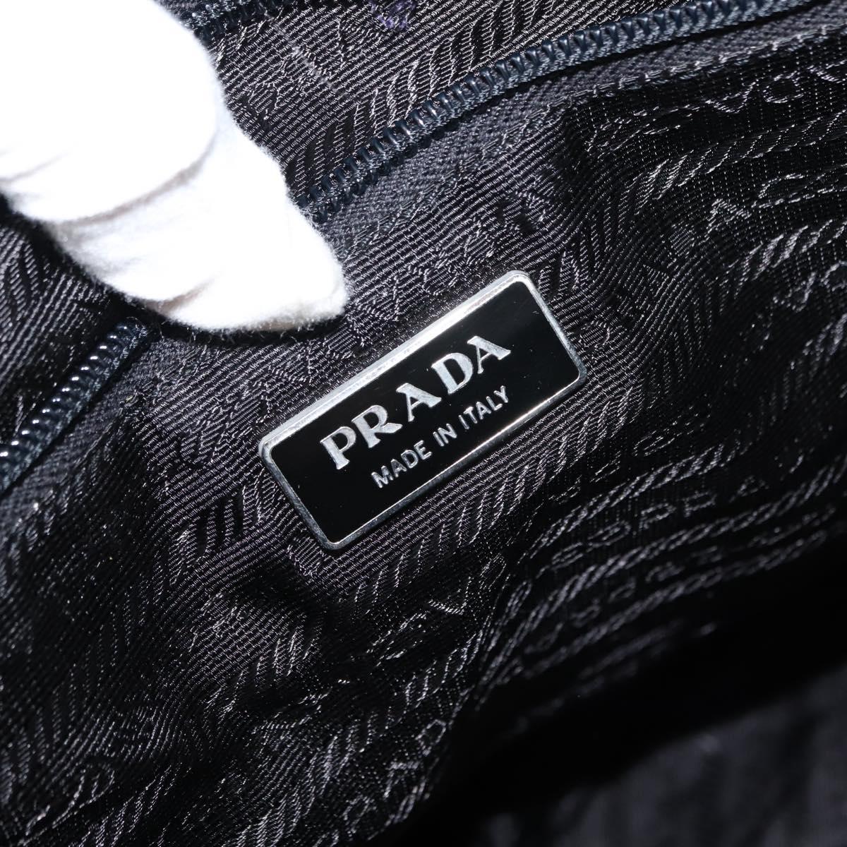 PRADA Shoulder Bag Nylon Black Auth ki6017
