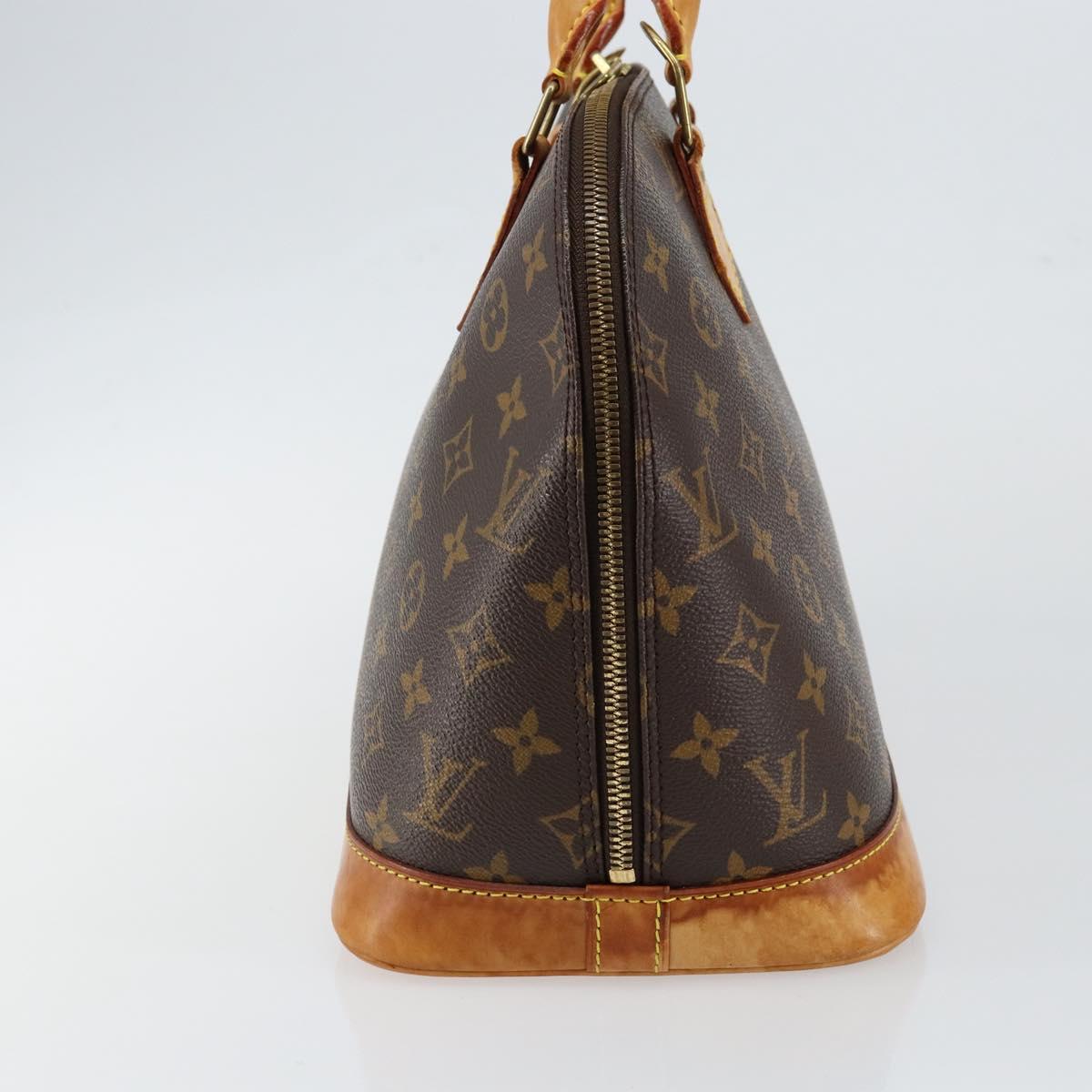 LOUIS VUITTON Monogram Alma Hand Bag M51130 LV Auth ki6021