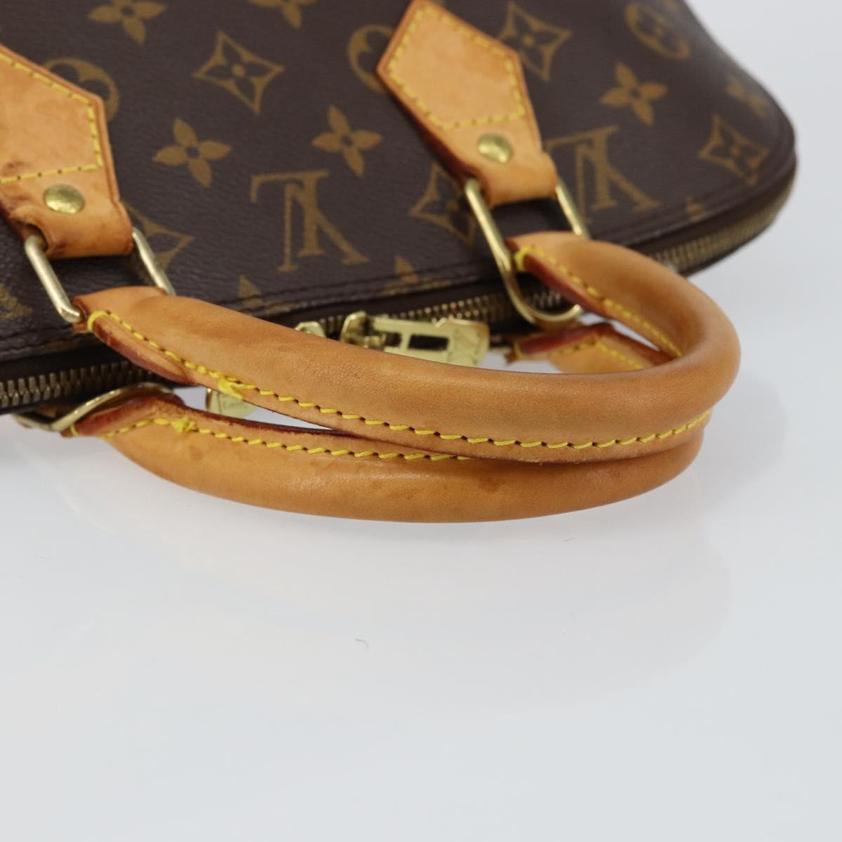 LOUIS VUITTON Monogram Alma Hand Bag M51130 LV Auth ki6021