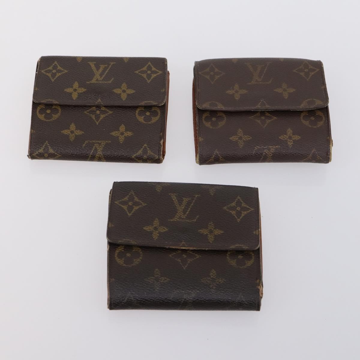 LOUIS VUITTON Monogram Wallet 12 Set LV Auth ki6026
