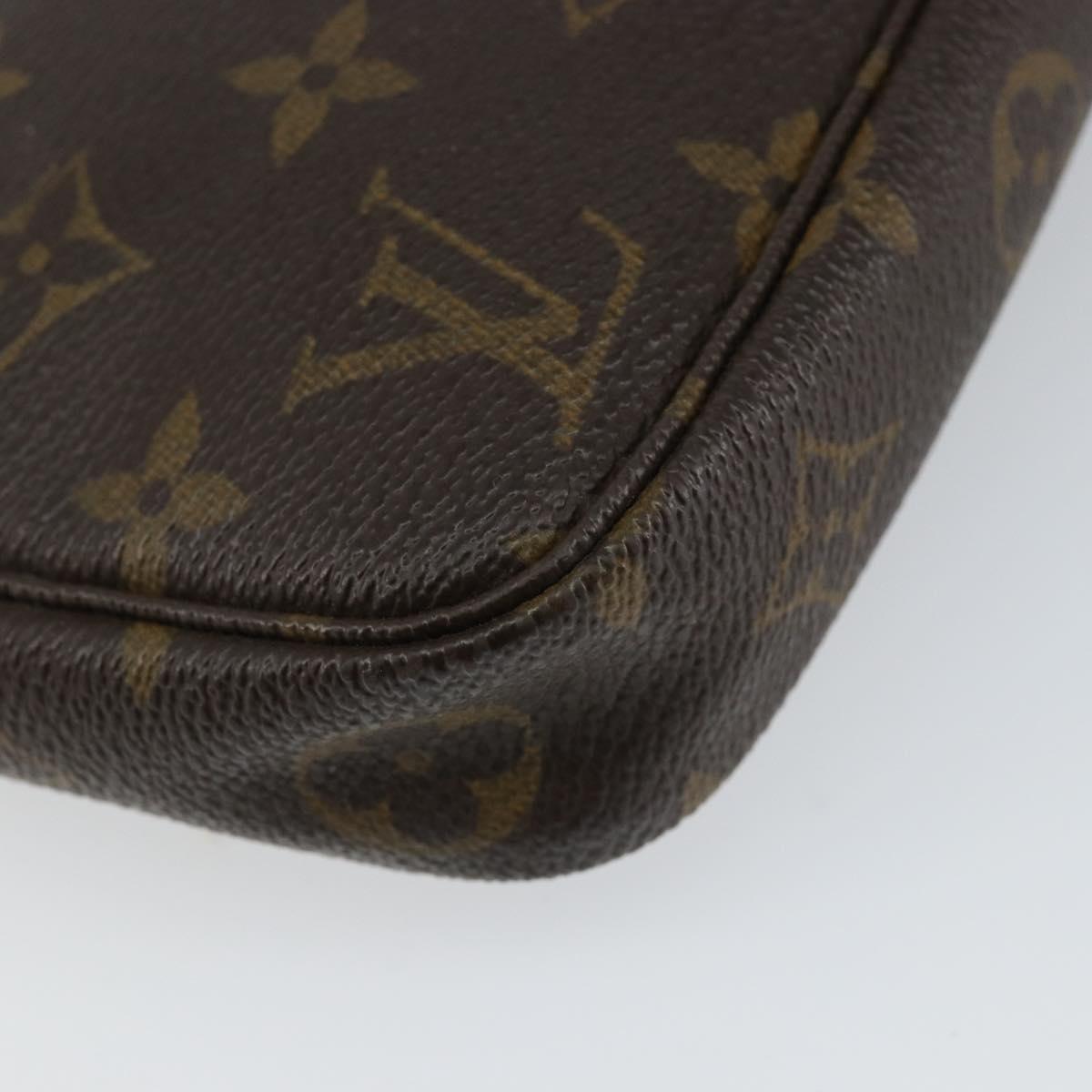 LOUIS VUITTON Monogram Pochette Accessoires Pouch M51980 LV Auth ki6034