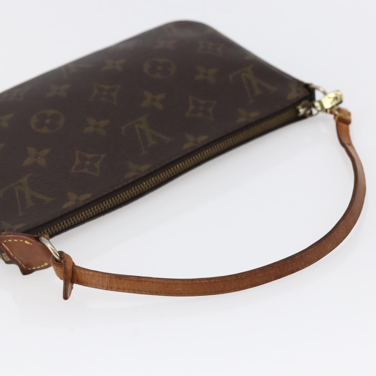 LOUIS VUITTON Monogram Pochette Accessoires Pouch M51980 LV Auth ki6035