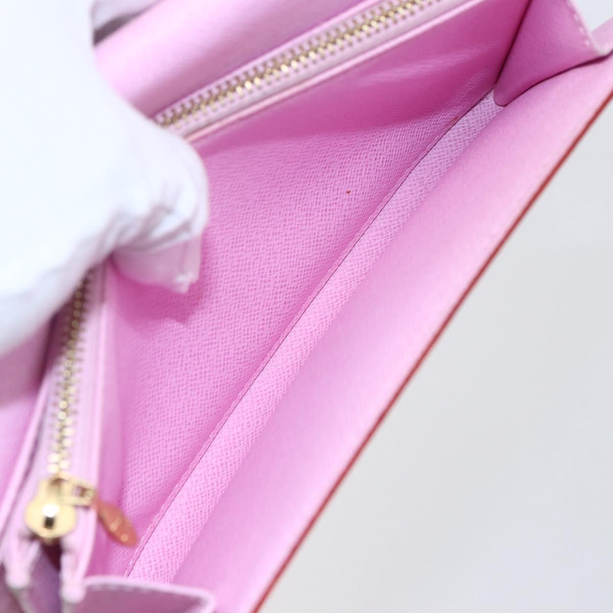 LOUIS VUITTON Monogram Multicolor Portefeuille Sarah White M93745 LV Auth ki6038