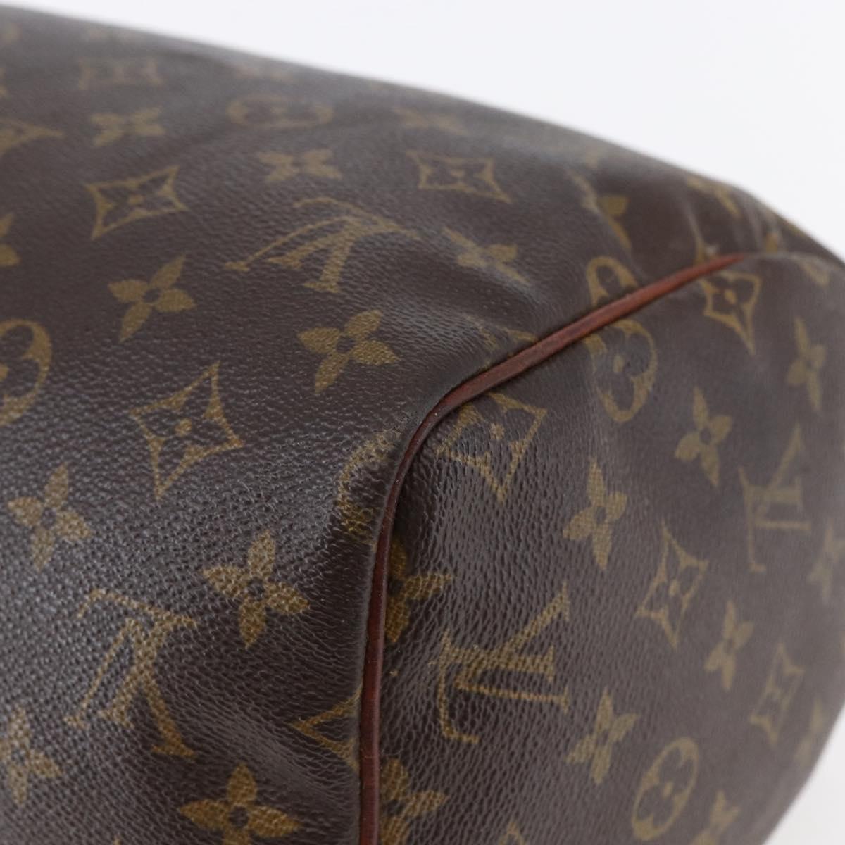LOUIS VUITTON Monogram Speedy 30 Hand Bag M41526 LV Auth ki6054