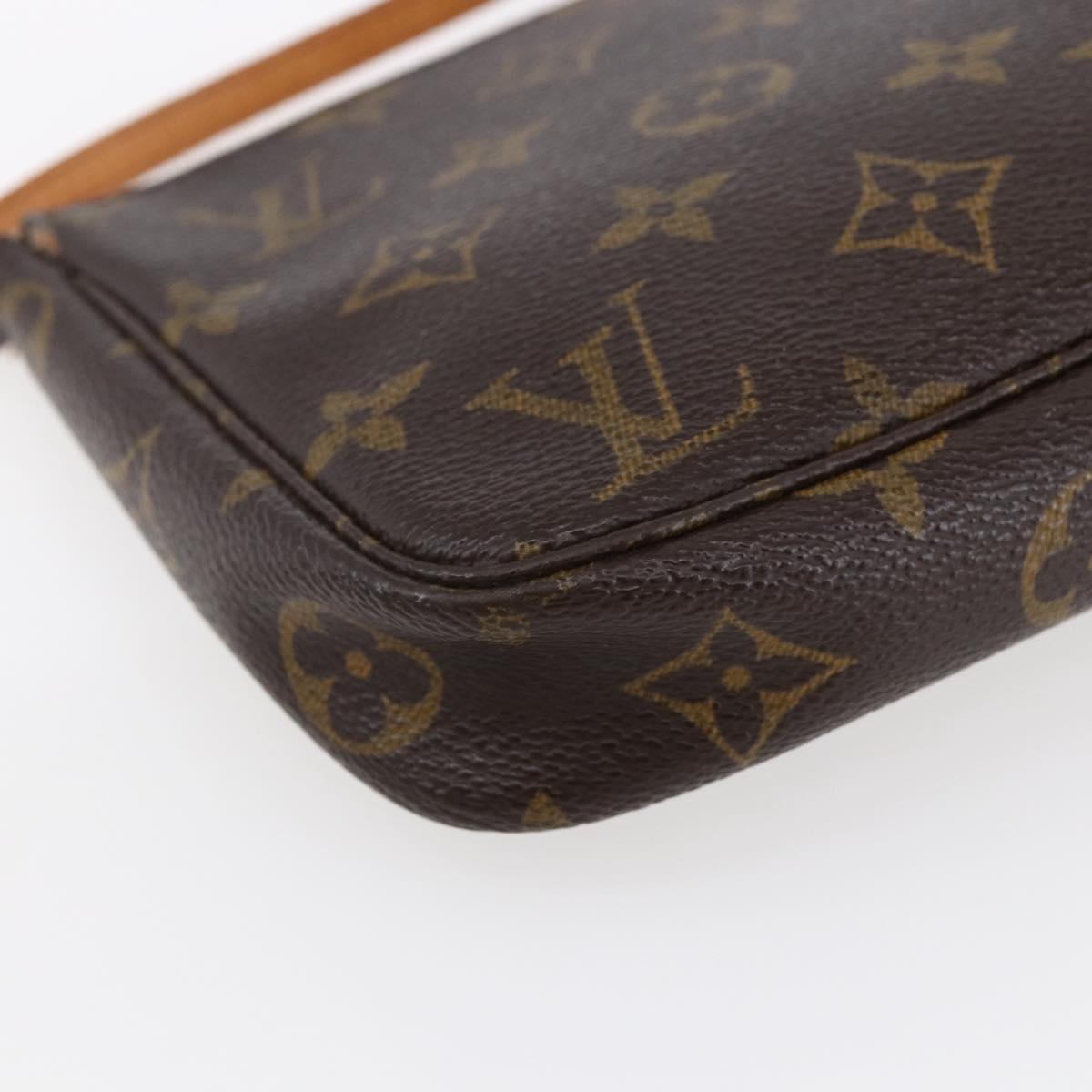 LOUIS VUITTON Monogram Pochette Accessoires Pouch M51980 LV Auth ki6057