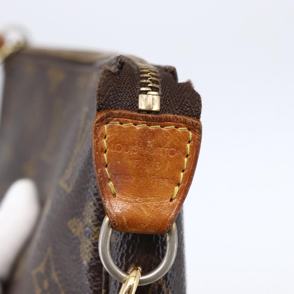 LOUIS VUITTON Monogram Pochette Accessoires Pouch M51980 LV Auth ki6057