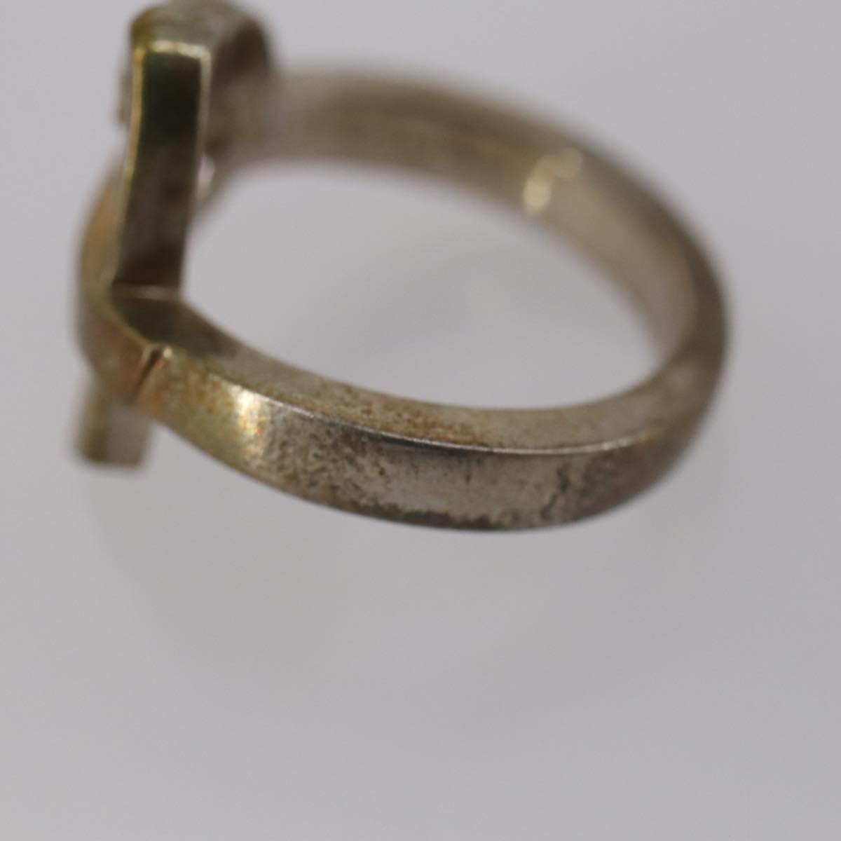 TIFFANY&Co. Heart Necklace Ring Ag925 3Set Silver Auth ki6061