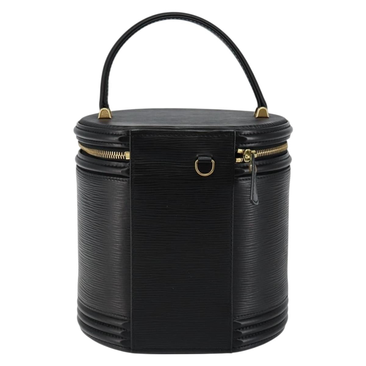 LOUIS VUITTON Epi Cannes Hand Bag Black M48032 LV Auth ki6081