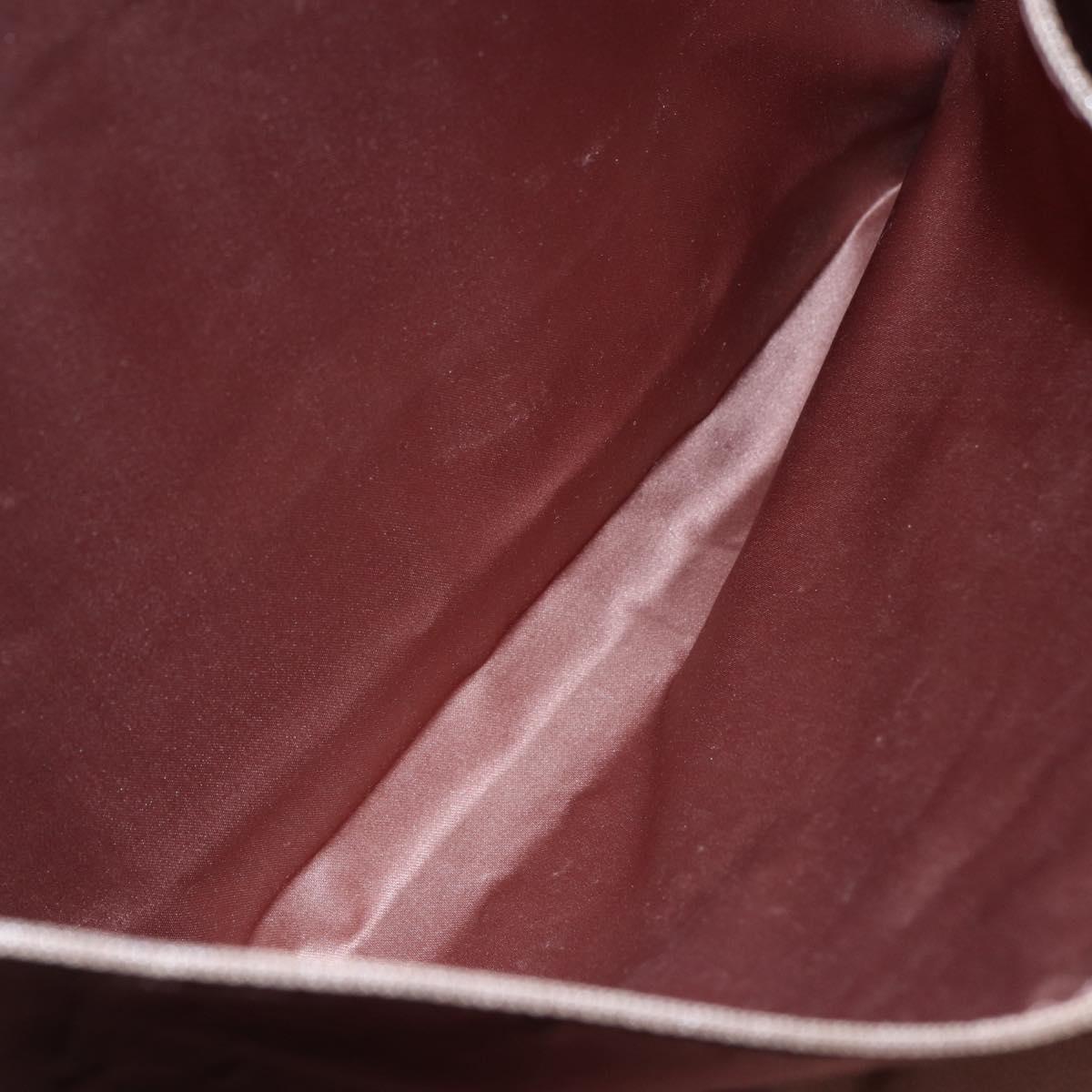 CHANEL patchwork Tote Bag Suede Beige CC Auth ki6084