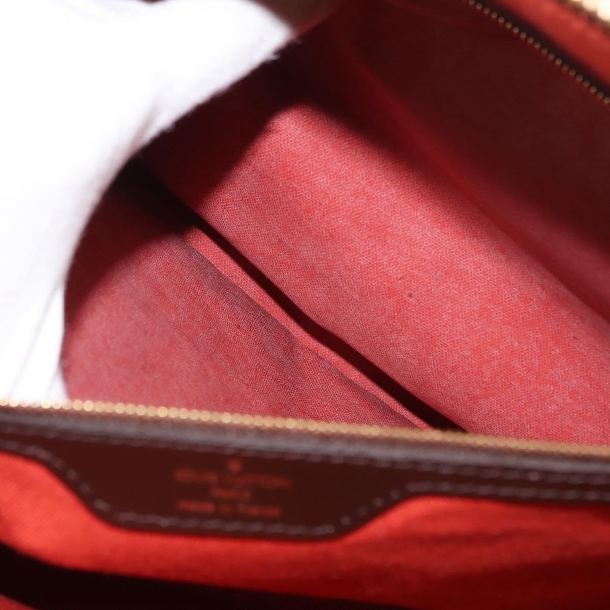 LOUIS VUITTON Damier Ebene Greenwich GM Boston Bag N41155 LV Auth ki6085