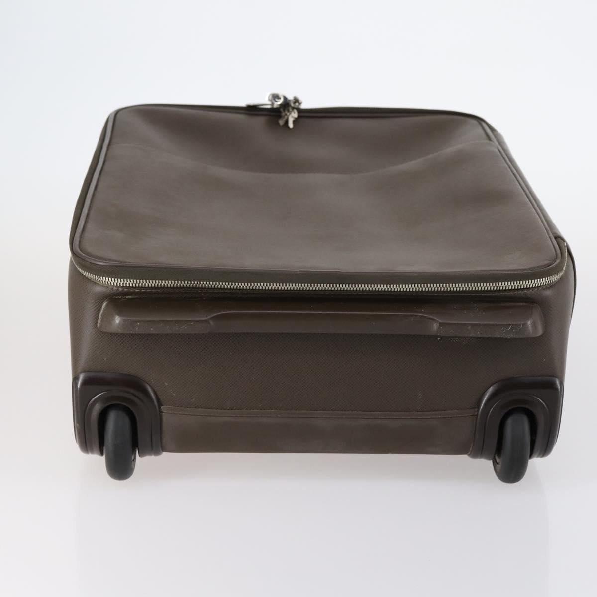 LOUIS VUITTON Taiga Pegas 45 Suitcase Grizzly M23314 LV Auth ki6093