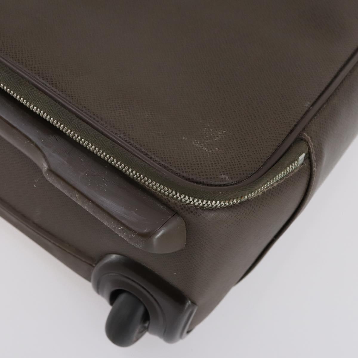 LOUIS VUITTON Taiga Pegas 45 Suitcase Grizzly M23314 LV Auth ki6093