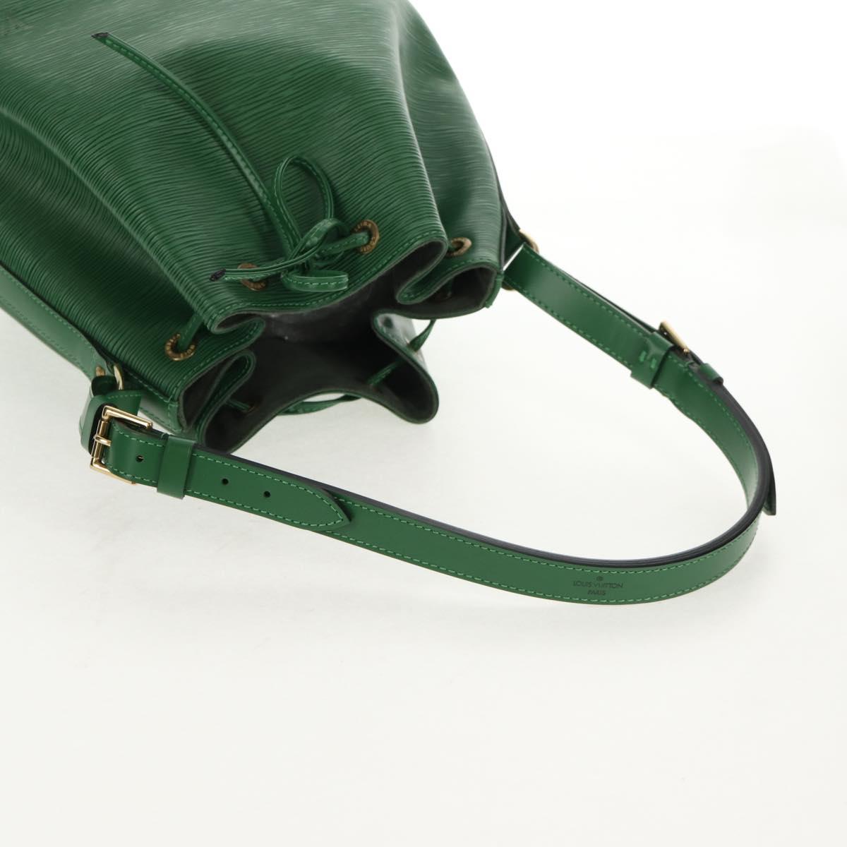 LOUIS VUITTON Epi Petit Noe Shoulder Bag Green M44104 LV Auth ki6095A