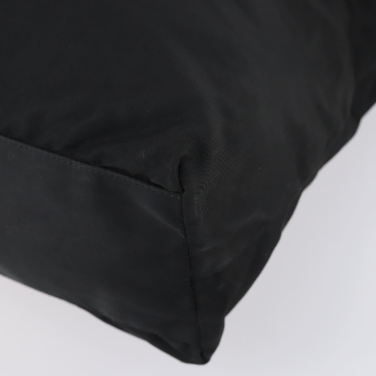 PRADA Tote Bag Nylon Black Auth ki6097