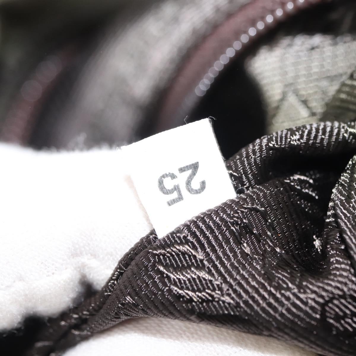 PRADA Shoulder Bag Nylon Khaki Auth ki6099