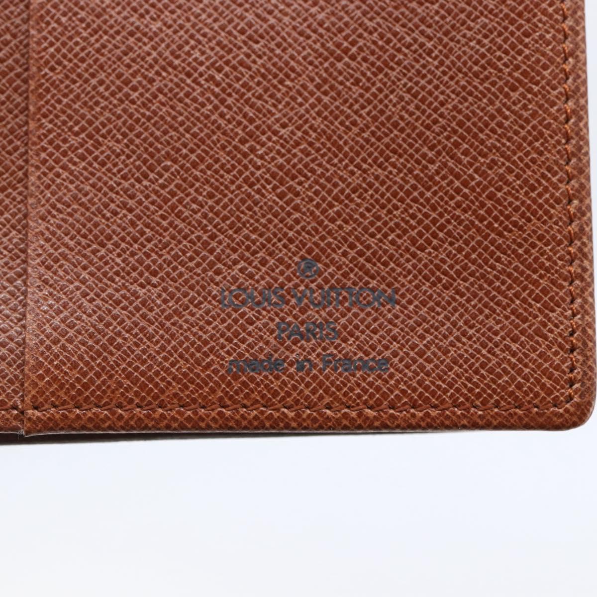 LOUIS VUITTON Monogram Porte Cartes Credit Long Wallet M60825 LV Auth ki6101