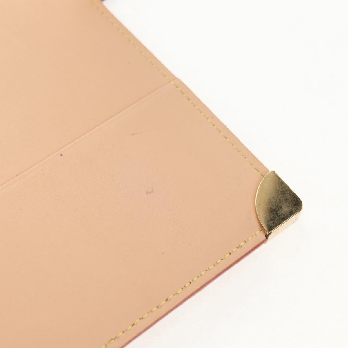 LOUIS VUITTON Multicolor Agenda GM Day Planner Cover Black R20893 Auth ki6115V