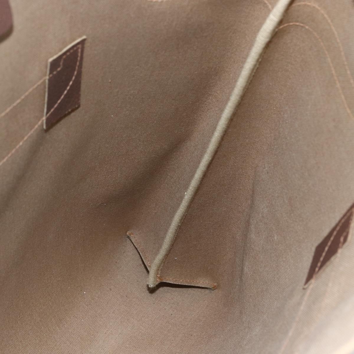 GUCCI GG Supreme Tote Bag PVC Beige Gold 39 02 061 Auth ki6118