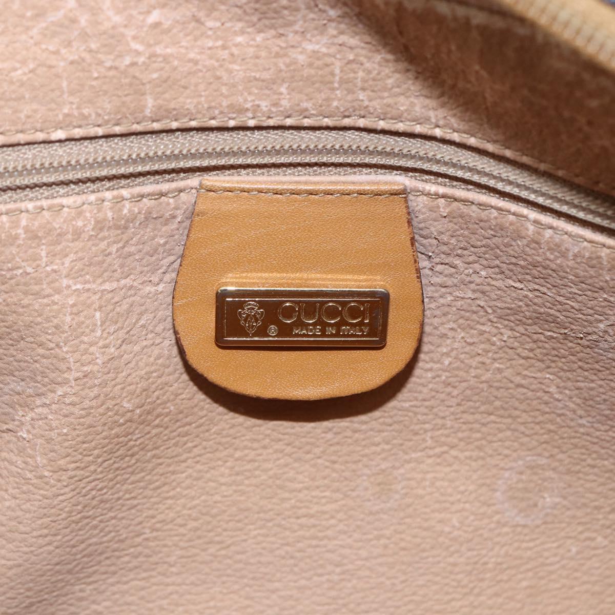 GUCCI Micro GG Supreme Web Sherry Line Bag PVC Beige 001 23 0942 Auth ki6128