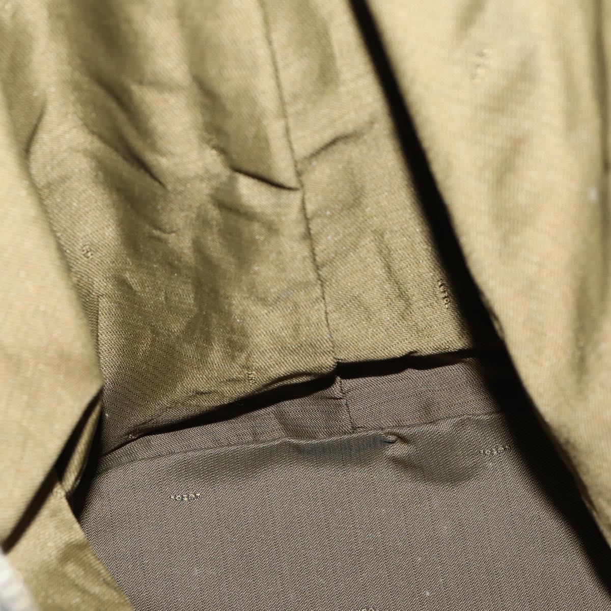 FENDI Zucca Canvas Boston Bag Black Brown gold Auth ki6142