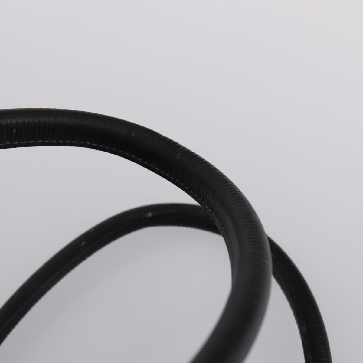 FENDI Zucca Canvas Boston Bag Black Brown gold Auth ki6142