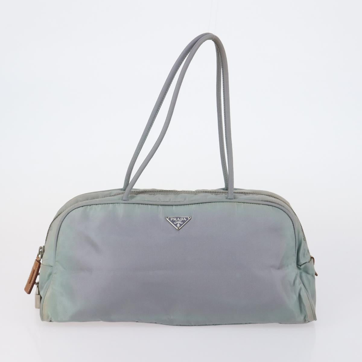 PRADA Shoulder Bag Nylon 3 Set Navy Pink gray Auth ki6143