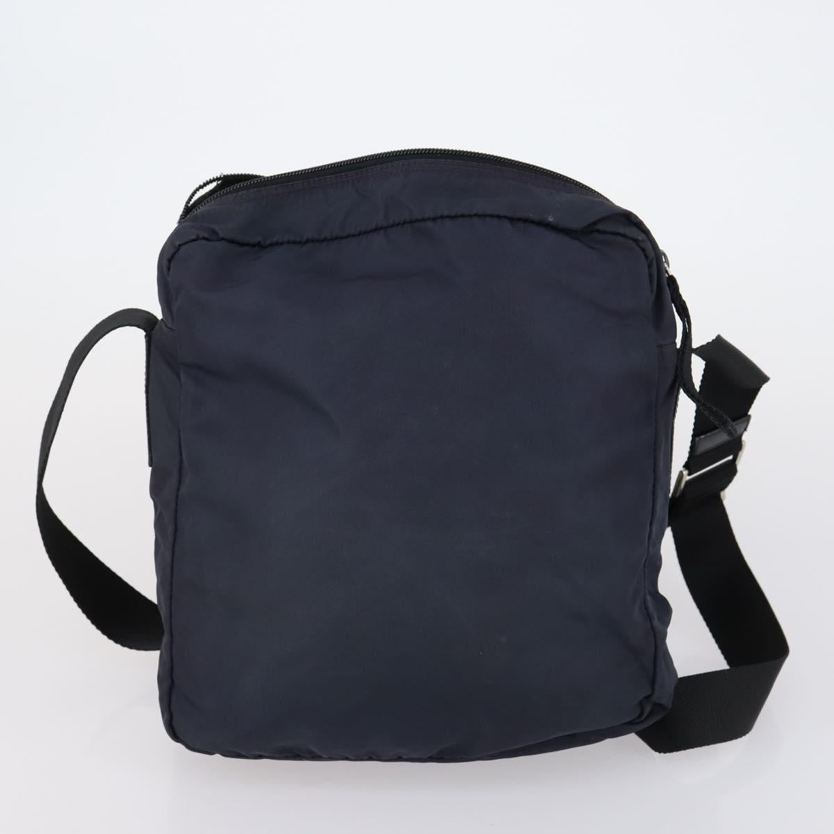 PRADA Shoulder Bag Nylon 3 Set Navy Pink gray Auth ki6143