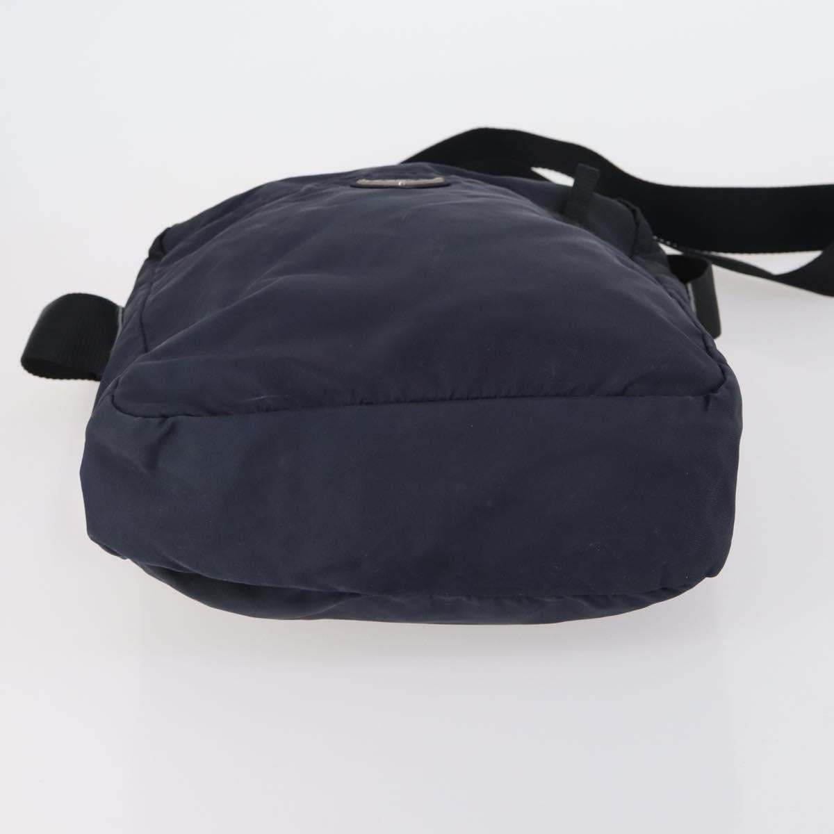 PRADA Shoulder Bag Nylon 3 Set Navy Pink gray Auth ki6143