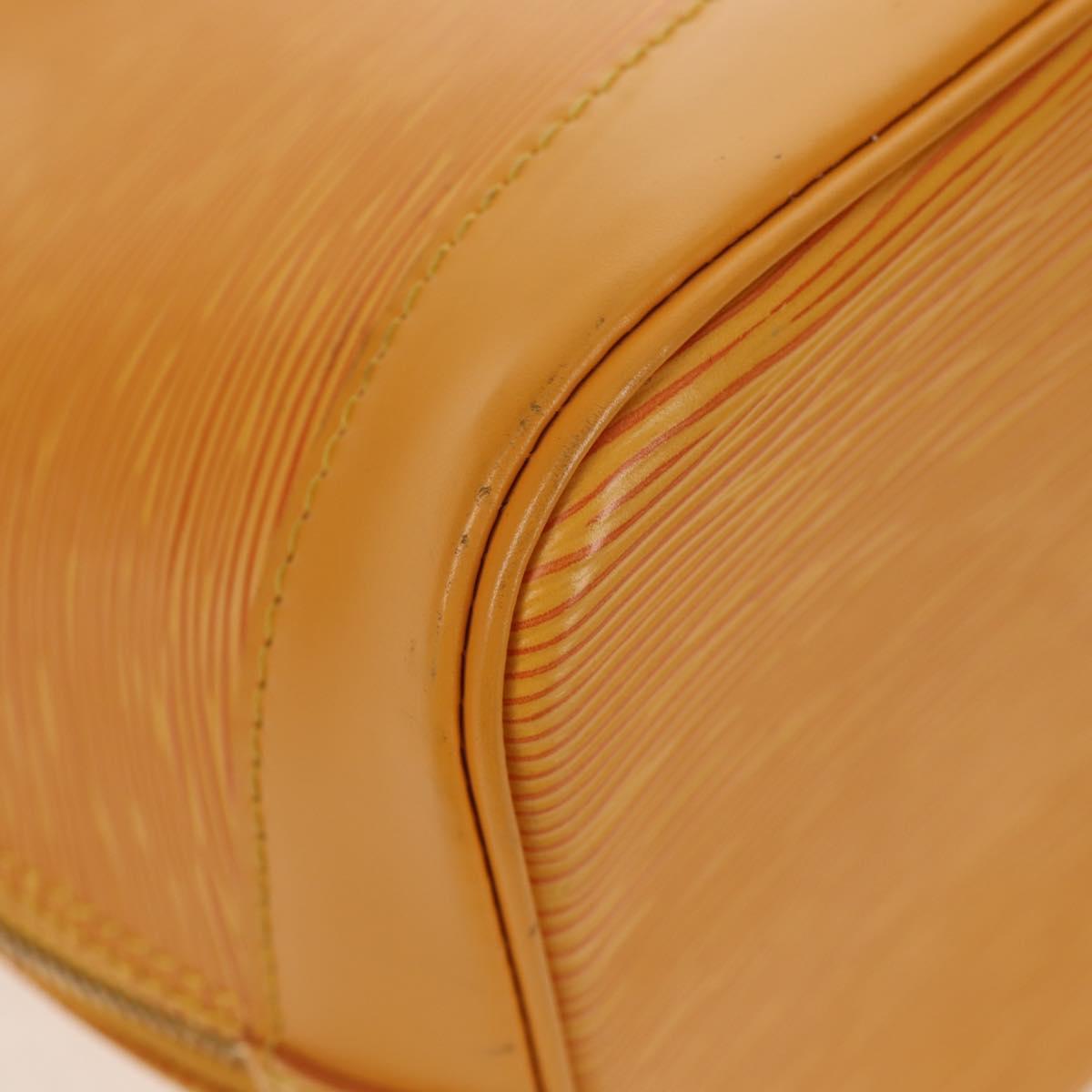 LOUIS VUITTON Epi Alma Hand Bag Yellow M52149 LV Auth ki6179A