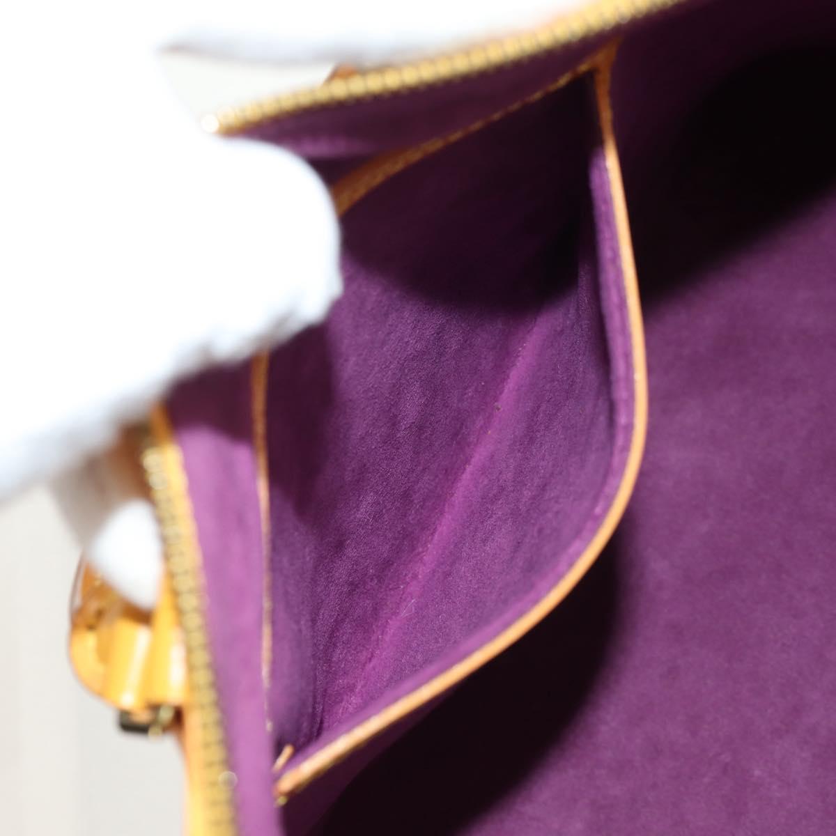 LOUIS VUITTON Epi Alma Hand Bag Yellow M52149 LV Auth ki6179A