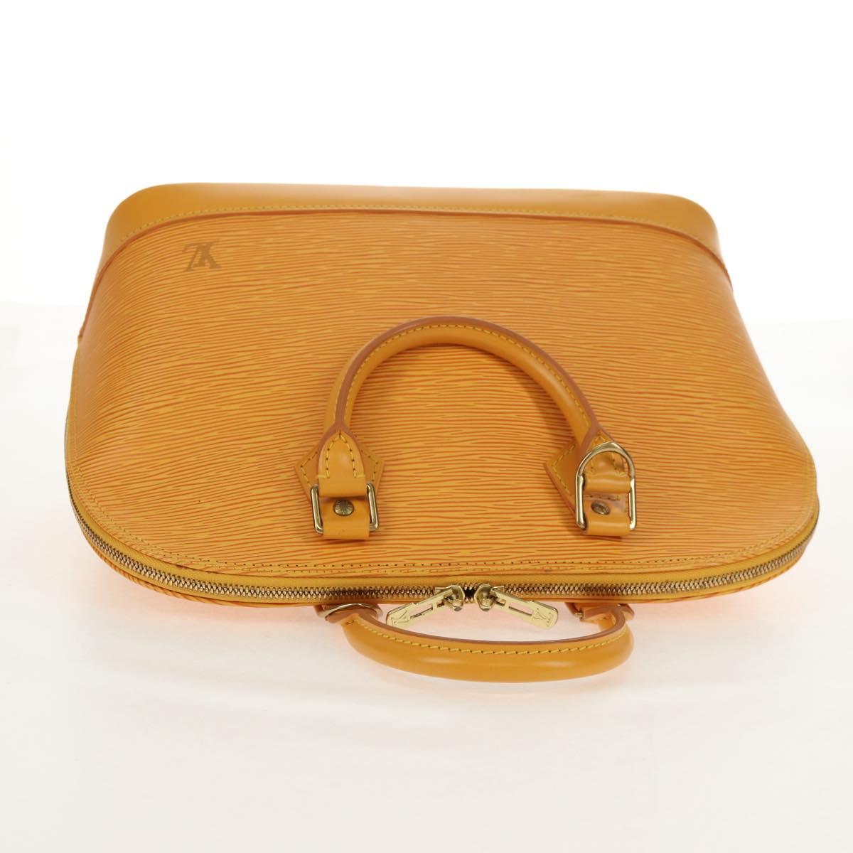LOUIS VUITTON Epi Alma Hand Bag Yellow M52149 LV Auth ki6179V