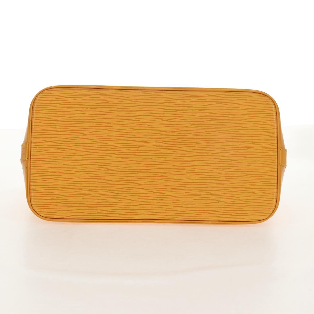 LOUIS VUITTON Epi Alma Hand Bag Yellow M52149 LV Auth ki6179V