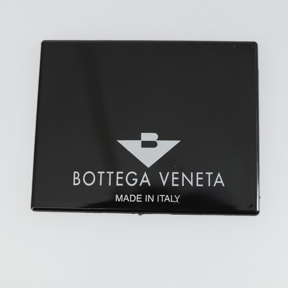 BOTTEGA VENETA INTRECCIATO Hand Bag Satin Black Gold Auth ki6189