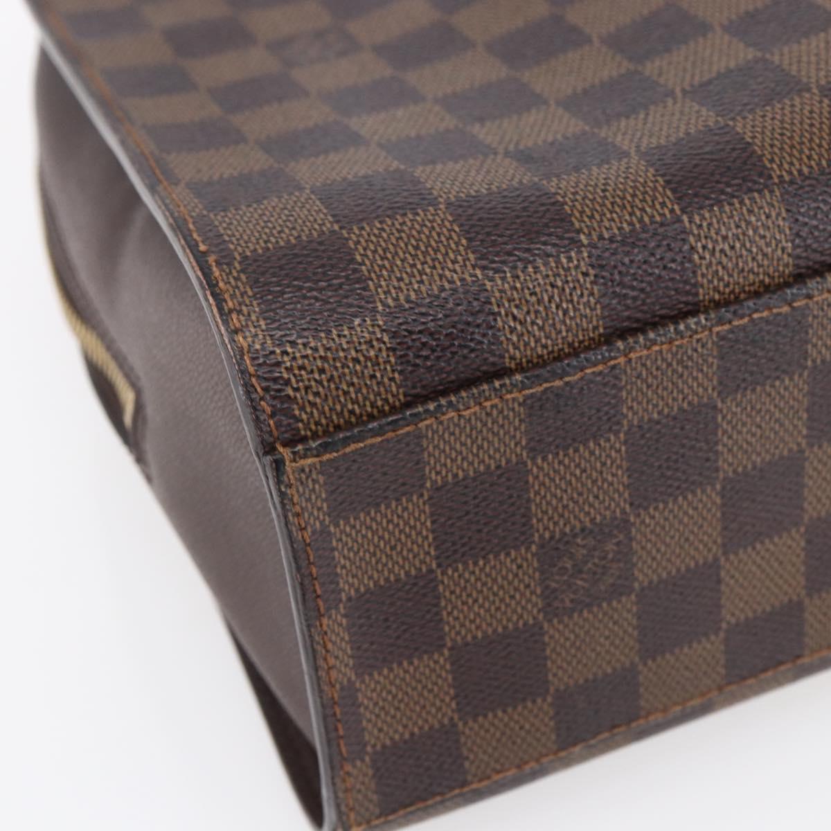 LOUIS VUITTON Damier Ebene Triana Hand Bag N51155 LV Auth ki6197