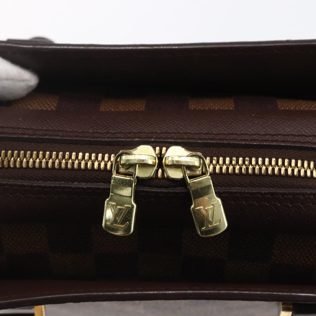 LOUIS VUITTON Damier Ebene Triana Hand Bag N51155 LV Auth ki6197