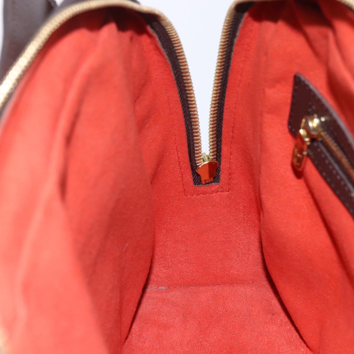 LOUIS VUITTON Damier Ebene Triana Hand Bag N51155 LV Auth ki6197